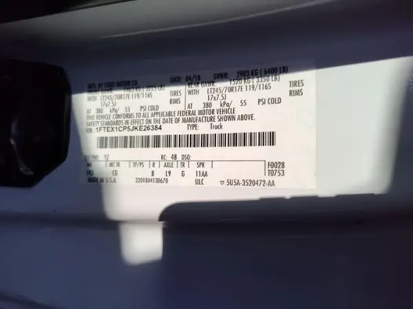 1FTEX1CP5JKE26384 2018 FORD F-150 - Image 2