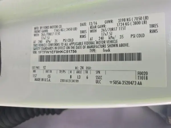 1FTFW1EF9HKC51756 2017 FORD F-150 - Image 2