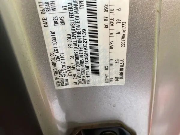 1FTMF1C86HKE27139 2017 FORD F-150 - Image 1