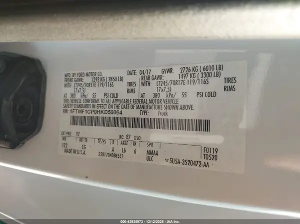 1FTMF1CP0HKD50064 2017 FORD F-150 - Image 8