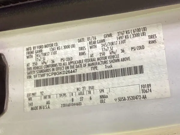 1FTMF1CP8GKD26447 2016 FORD F-150 - Image 8