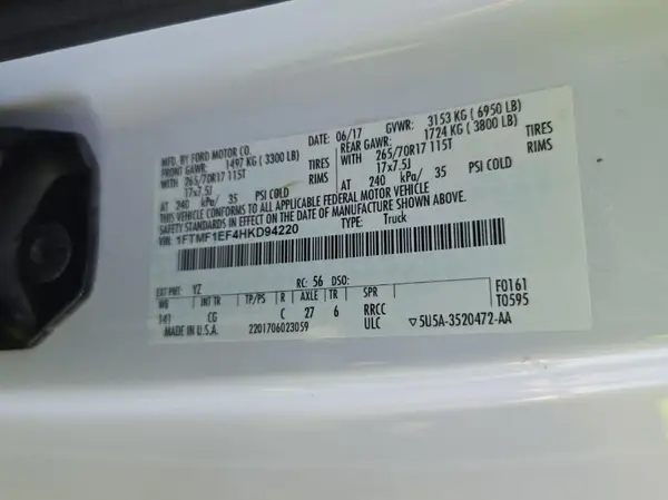1FTMF1EF4HKD94220 2017 FORD F-150 - Image 2
