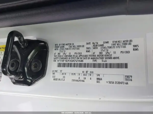 1FTMF1EP3GKF21546 2016 FORD F-150 - Image 8