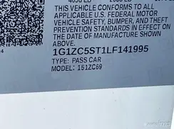 1G1ZC5ST1LF141995 2020 CHEVROLET MALIBU