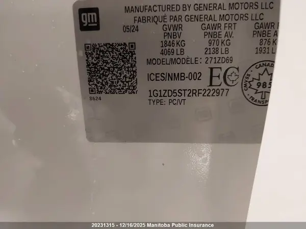 1G1ZD5ST2RF222977 2024 CHEVROLET MALIBU - Image 8