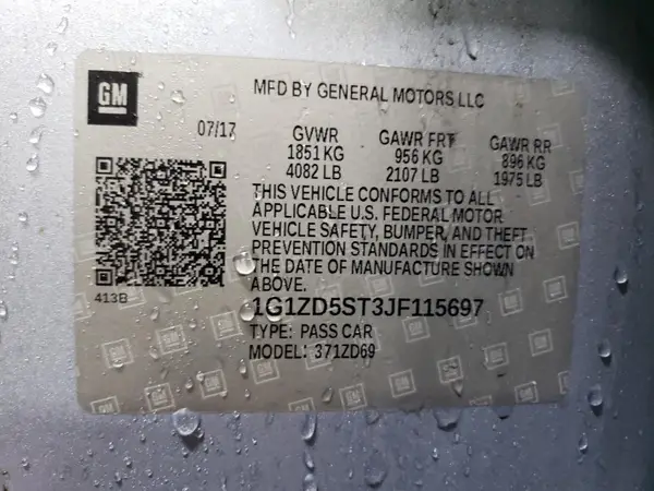 1G1ZD5ST3JF115697 2018 CHEVROLET MALIBU - Image 5