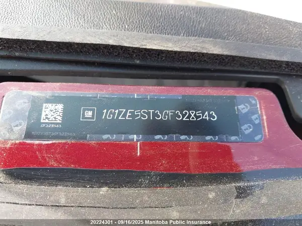 1G1ZE5ST3GF328543 2016 CHEVROLET MALIBU - Image 8