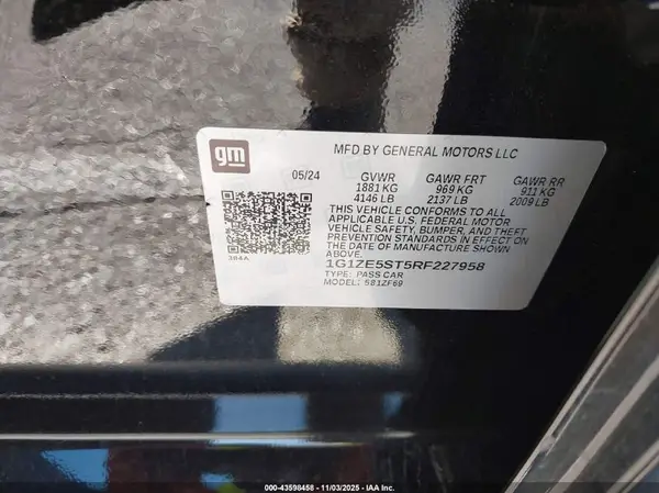 1G1ZE5ST5RF227958 2024 CHEVROLET MALIBU - Image 8