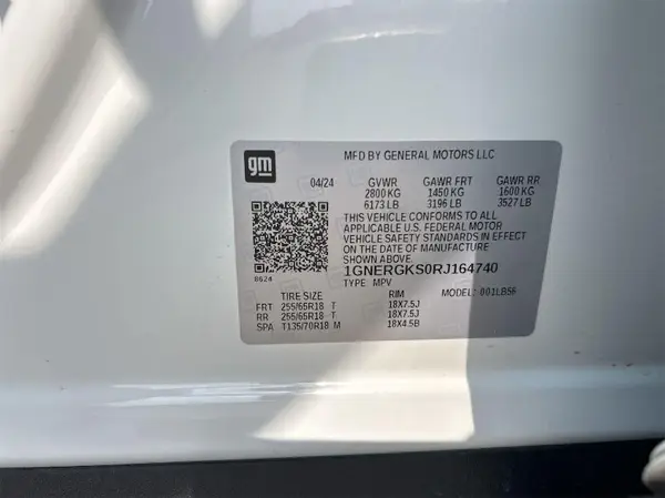 1GNERGKS0RJ164740 2024 CHEVROLET TRAVERSE - Image 1