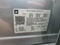 1GNERGKW0LJ186215 2020 CHEVROLET TRAVERSE