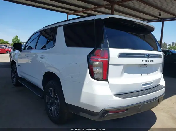 2022 CHEVROLET TAHOE IAAI lot 45281159 auction photo 3