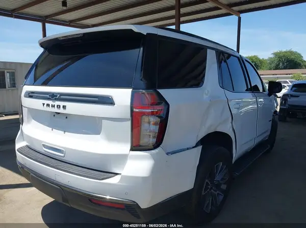 2022 CHEVROLET TAHOE IAAI lot 45281159 auction photo 4