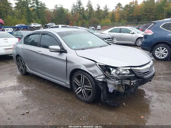 1HGCR2F17HA136406 VIN - 2017 HONDA ACCORD SPORT SE SILVER 2.4L I-4