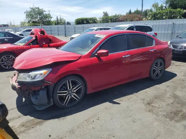 1HGCR2F5XGA166596 2016 HONDA ACCORD - Image 1