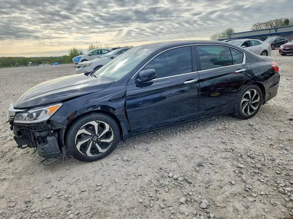 1HGCR2F9XGA009346 VIN - 2016 HONDA ACCORD EXL BLACK 2.4L 4 | Car