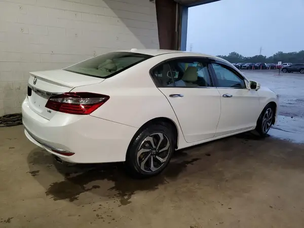1HGCR3F87GA006272 VIN - 2016 HONDA ACCORD EXL WHITE 3.5L 6 | Car