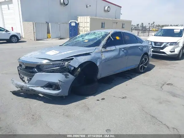 1HGCV1F30NA068338 2022 HONDA ACCORD - Image 2