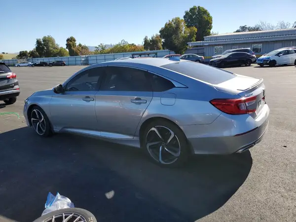 1HGCV1F36JA263712 VIN - 2018 HONDA ACCORD SPORT SILVER 1.5L 4