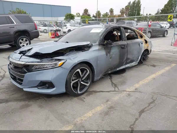 1HGCV1F36NA021301 2022 HONDA ACCORD - Image 2