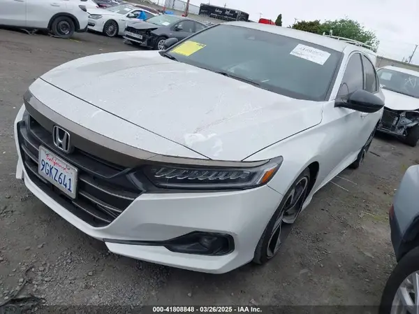 1HGCV1F36NA111550 2022 HONDA ACCORD - Image 2