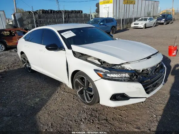 1HGCV1F38MA001677 2021 HONDA ACCORD - Image 1
