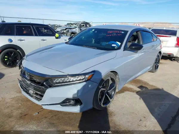 1HGCV1F38NA006038 2022 HONDA ACCORD - Image 2