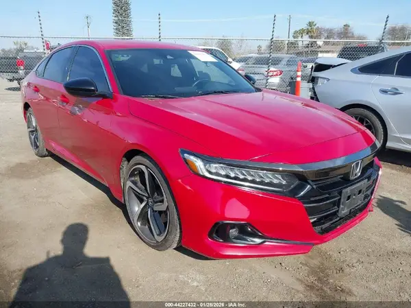 1HGCV1F3XMA090121 2021 HONDA ACCORD - Image 1