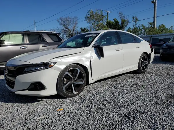 1HGCV1F42NA084663 2022 HONDA ACCORD - Image 1