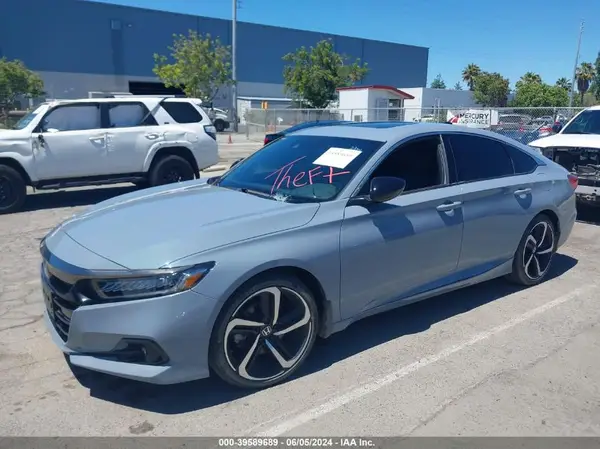 1HGCV2F36NA018971 2022 HONDA ACCORD - Image 2