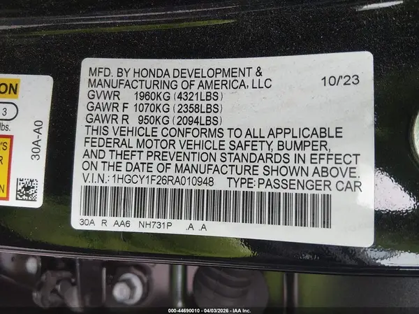 1HGCY1F26RA010948 2024 HONDA ACCORD - Image 8