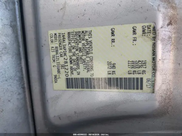 1N4AL3AP1HC281220 2017 NISSAN ALTIMA - Image 8