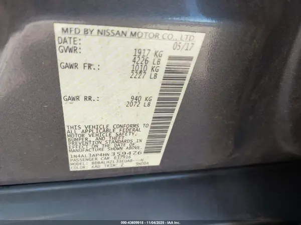 1N4AL3AP4HN359476 2017 NISSAN ALTIMA - Image 8