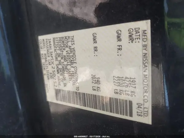 1N4AL3AP5JC250252 2018 NISSAN ALTIMA - Image 8