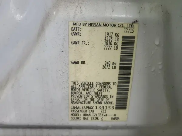 1N4AL3AP6GC139153 2016 NISSAN ALTIMA - Image 8