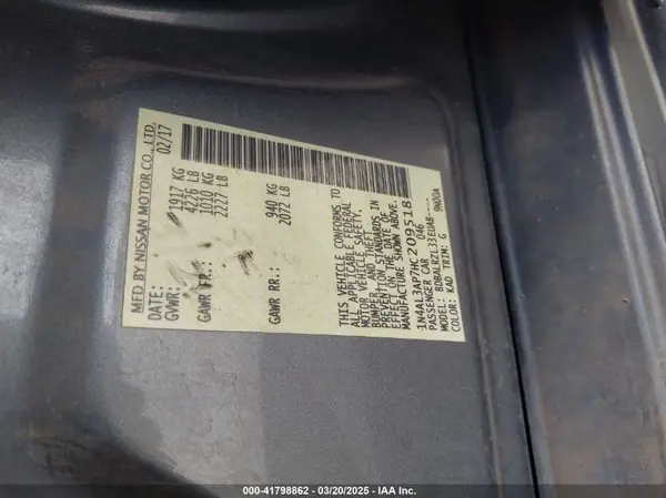 1N4AL3AP7HC209518 2017 NISSAN ALTIMA - Image 8