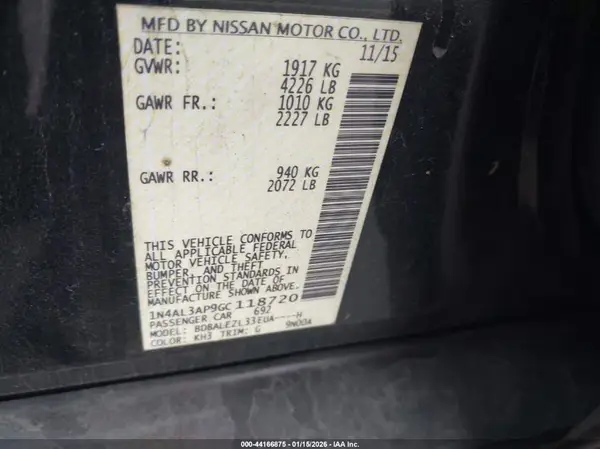 1N4AL3AP9GC118720 2016 NISSAN ALTIMA - Image 8