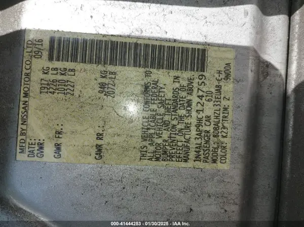 1N4AL3AP9HC124759 2017 NISSAN ALTIMA - Image 8