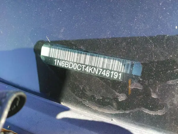 1N6BD0CT4KN748191 2019 NISSAN NAVARA (FRONTIER) - Image 2