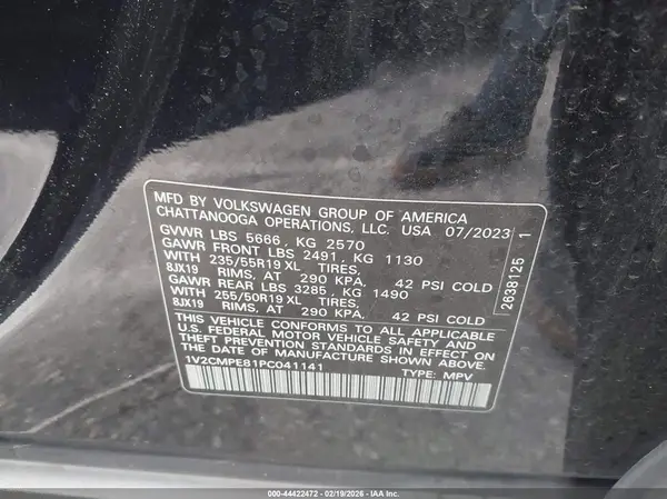 1V2CMPE81PC041141 2023 VOLKSWAGEN ID.4 - Image 8