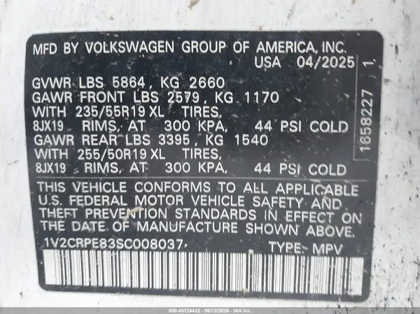1V2CRPE83SC008037 2025 VOLKSWAGEN ID.4 - Image 8