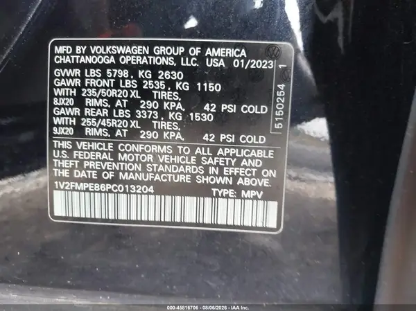 1V2FMPE86PC013204 2023 VOLKSWAGEN ID.4 - Image 8