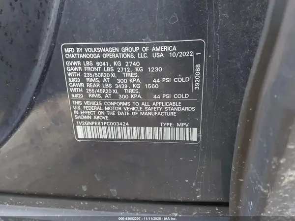 1V2GNPE81PC003424 2023 VOLKSWAGEN ID.4 - Image 8