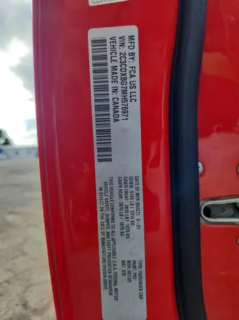2C3CDXBG7MH576971 2021 DODGE CHARGER - Image 8