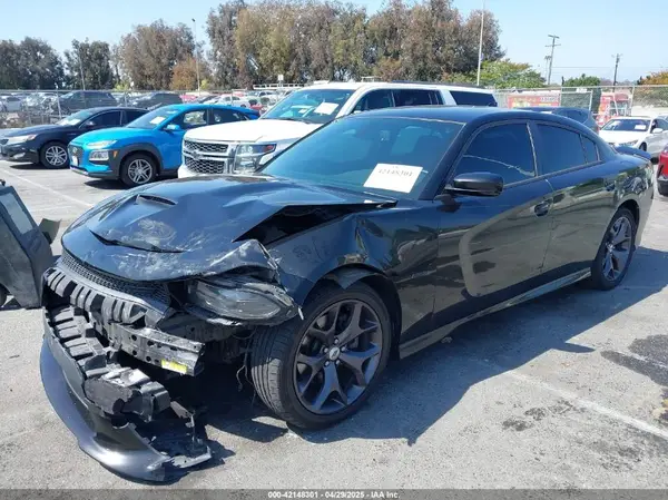 2C3CDXCTXKH598035 2019 DODGE CHARGER - Image 2