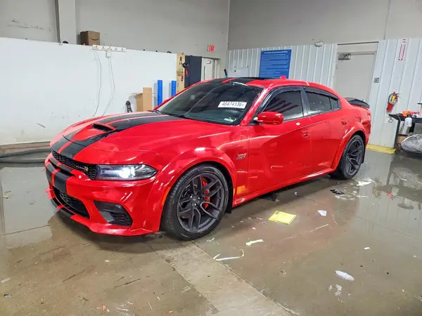 2C3CDXGJ1MH578669 VIN - 2021 DODGE CHARGER SCAT PACK RED 6.4L 8