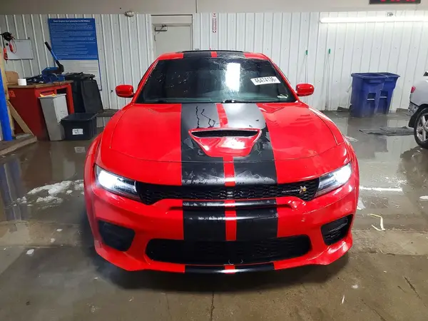 2C3CDXGJ1MH578669 VIN - 2021 DODGE CHARGER SCAT PACK RED 6.4L 8