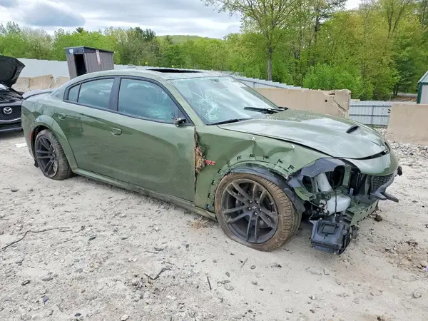 2C3CDXGJ8PH671421 VIN - 2023 DODGE CHARGER SCAT PACK GREEN 6.4L 8