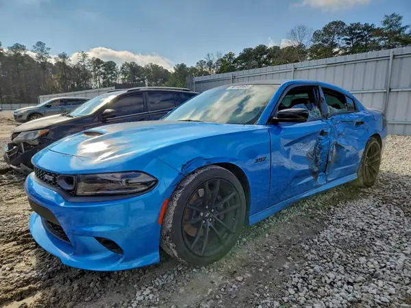 2C3CDXGJ9PH580335 VIN - 2023 DODGE CHARGER SCAT PACK BLUE 6.4L 8