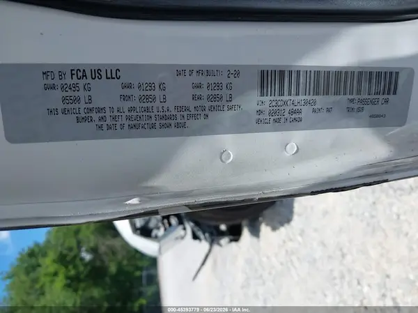 2C3CDXKT4LH130420 2020 DODGE CHARGER - Image 8