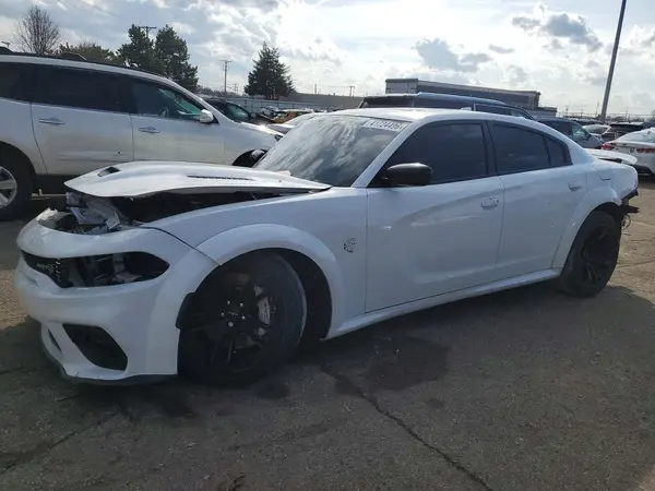 2C3CDXL97PH579132 VIN - 2023 DODGE CHARGER SRT HELLCAT WHITE 6.2L